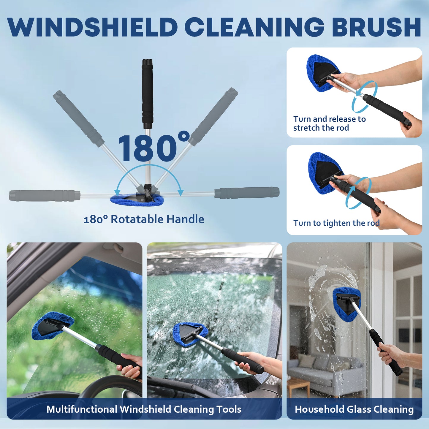 Car Cleaning kit, VCANENERGY Detailing Kit for Interior Cleaner with Car Vacuum Cleaner, Wheel Brush, Microfiber Towel, Wash Mitt, Windshield Cleaner, Interior and Exterior Car Wash Kit for Women, Men