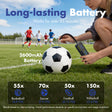 3.7V Portable Electric Ball Pump - Digital Pressure for Basketball, Soccer, Volleyball and Rugby-Blue