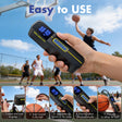 3.7V Portable Electric Ball Pump - Digital Pressure for Basketball, Soccer, Volleyball and Rugby-Blue
