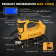 Dual Power Tire Inflator Fit for Dewalt Battery-Yellow