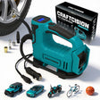 Dual Power Tire Inflator Fit for Makita Battery-Blue