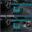 Dual Power Tire Inflator Fit for Makita Battery-Blue