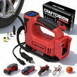 Dual Power Tire Inflator Fit for Milwaukee Battery-Red