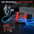 Dual Power Tire Inflator Fit for Milwaukee Battery-Red
