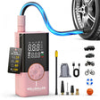 7.4V Tire Inflator Portable Air Compressor-Pink