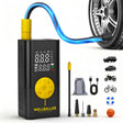 7.4V Tire Inflator Portable Air Compressor-Black