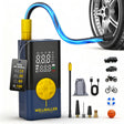 7.4V Tire Inflator Portable Air Compressor-Blue