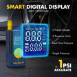 7.4V Tire Inflator Portable Air Compressor-Blue