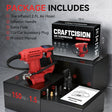 Dual Power Tire Inflator Fit for Milwaukee Battery-Red