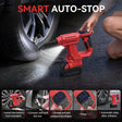 Dual Power Tire Inflator Fit for Milwaukee Battery-Red