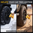Dual Power Tire Inflator Fit for Dewalt Battery-Yellow