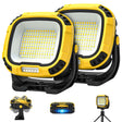 Professional car emergency tool and roadside safety accessory - Super Bright Magnetic LED Work Light (Yellow) - Handheld Emergency Repair Lamp