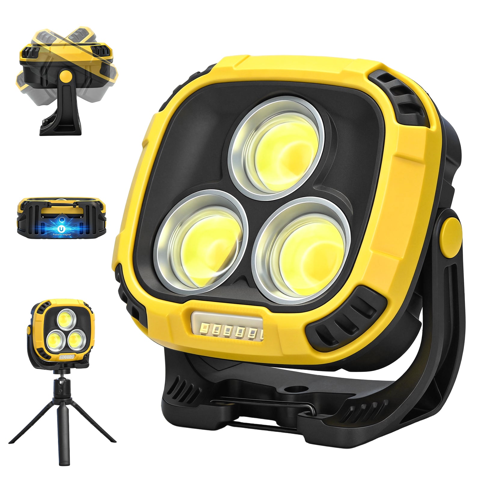 Super Bright Rechargeable Magnetic LED Work Light - Pro Inspection Lig ...