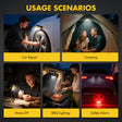 Professional car emergency tool and roadside safety accessory - Super Bright Rechargeable Magnetic LED Work Light - Pro Inspection Light