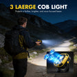 Professional car emergency tool and roadside safety accessory - Super Bright Rechargeable Magnetic LED Work Light - Pro Inspection Light