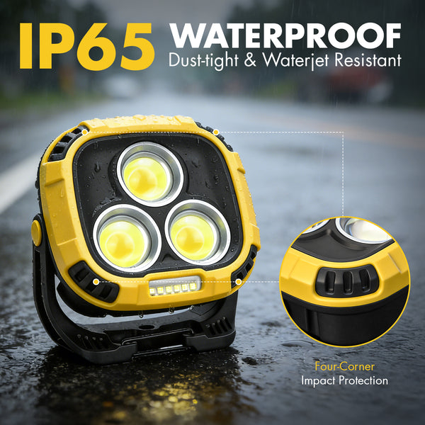 High-quality emergency safety product for roadside, medical, and outdoor tactical use. - Super Bright Rechargeable Magnetic LED Work Light - Pro Inspection Light