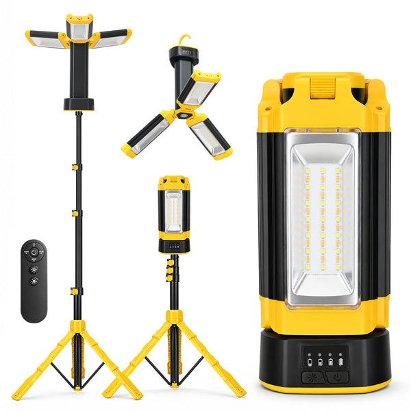 Vcan Active Multi-Function Camping Light & Work Light-Yellow