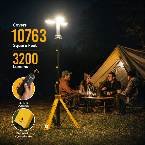 Vcan Active Multi-Function Camping Light & Work Light-Yellow