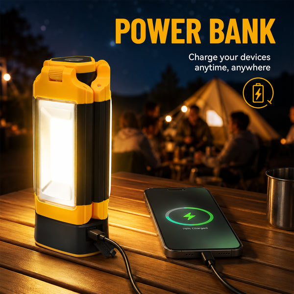 Vcan Active Multi-Function Camping Light & Work Light-Yellow