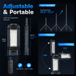 Vcan Active Multi-Function Camping Light & Work Light-Black