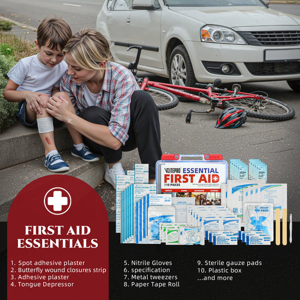 Handheld car vacuum cleaner with strong suction and multipurpose attachments - view 5 - 12V Portable Tire Inflator & Car Emergency Kit with First Aid