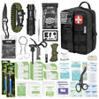 242 Pcs Tactical Survival Kit with Molle Pouch - Emergency Camping Gear