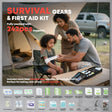 Professional car emergency tool and roadside safety accessory - 242 Pcs Tactical Survival Kit with Molle Pouch - Emergency Camping Gear