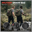 Portable cordless air compressor with 150 PSI digital display for fast tire and sports equipment inflation. - 242 Pcs Tactical Survival Kit with Molle Pouch - Emergency Camping Gear