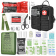 137 Pcs Advanced Survival Kit with Trauma Supplies - Outdoor Emergency Gear