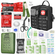 144 Pcs Advanced Trauma Kit for Camping & Outdoors - Portable First Aid Kit