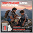 Emergency trauma kit and first aid bag designed for military and tactical medical response. - 144 Pcs Advanced Trauma Kit for Camping & Outdoors - Portable First Aid Kit