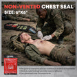 Emergency trauma kit and first aid bag designed for military and tactical medical response. - 144 Pcs Advanced Trauma Kit for Camping & Outdoors - Portable First Aid Kit