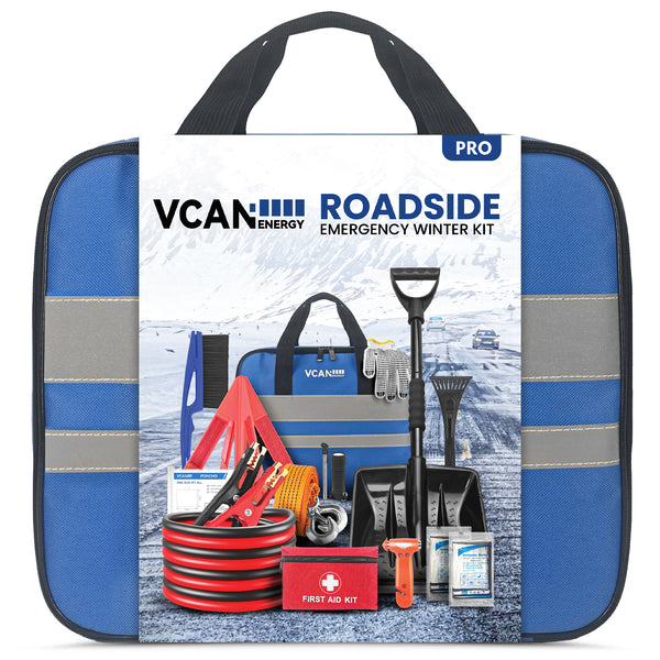 Emergency trauma kit and first aid bag designed for military and tactical medical response. - Vcanenergy 86pcs Premium Roadside Energency Kit Winter Travel Kit