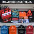 Vcanenergy Roadside Emergency Kit with Jumper Cables, First Aid Kits and Tool Set