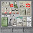 Professional car emergency tool and roadside safety accessory - 19 Pcs IFAK Trauma Kit Refill Supplies - Advanced Emergency Medical Pack