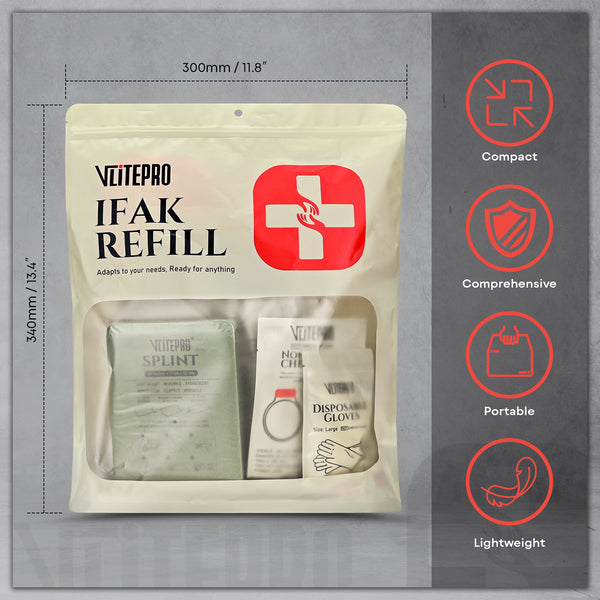 Versatile rotary tool set for cutting, grinding, and polishing applications - view 7 - 19 Pcs IFAK Trauma Kit Refill Supplies - Advanced Emergency Medical Pack