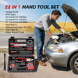 Electric engraving pen with adjustable settings for metal, wood, and glass - view 7 - 170 Pcs Premium Car Emergency Kit with Jumper Cables， First Aid & Tire Inflator