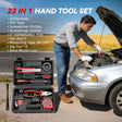 Professional car emergency tool and roadside safety accessory - 170 Pcs Premium Car Emergency Kit with Jumper Cables， First Aid & Tire Inflator