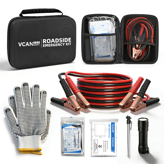 Vcanenergy Essential Car Emergency Safety Kit