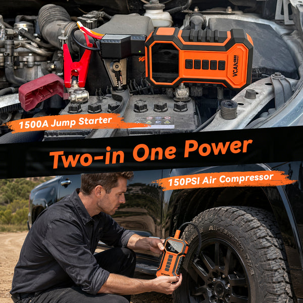 Vcanenergy Heavy Duty Jump Starter All in One Roadside Kit