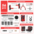 Vcanenergy Dual Power Tire Inflator Repair Kit (RED)