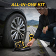 Vcanenergy Dual Power Tire Inflator Repair Kit (YELLOW)