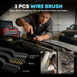 Car travel essential kit with jumper cables tow rope and safety gear - 10000PA Car Vacuum & Detailing Wash Kit - Interior Cleaning Set