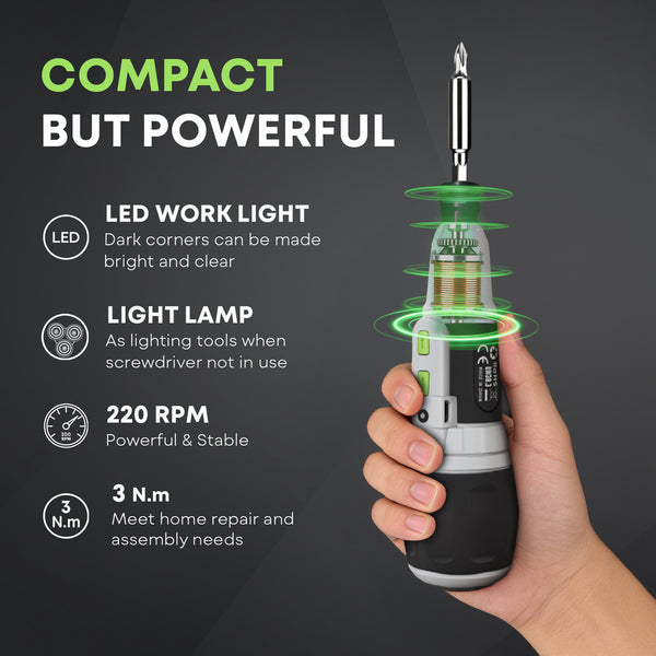 Precision digital torque wrench with 4 units of measure for accurate mechanical fastening. - Cordless Electric Screwdriver - Portable Rechargeable Power Tool