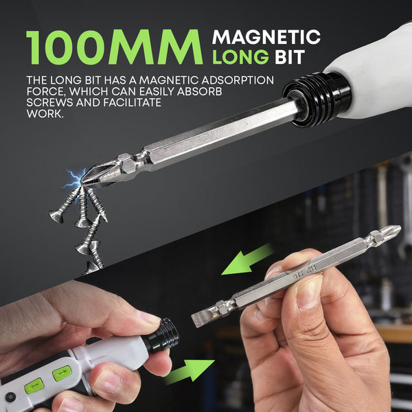 Professional car emergency tool and roadside safety accessory - Cordless Electric Screwdriver - Portable Rechargeable Power Tool