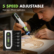 Professional car emergency tool and roadside safety accessory - Cordless Rotary Tool Kit - 8000-31000RPM Variable Speed Grinder