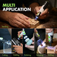 Professional car emergency tool and roadside safety accessory - Cordless Rotary Tool Kit - 8000-31000RPM Variable Speed Grinder