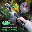 Professional car emergency tool and roadside safety accessory - 2-in-1 Cordless Hedge Trimmer & Grass Shear - 20V Portable Garden Tool