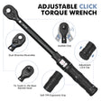 Digital torque wrench adapter for precision mechanical and automotive applications. - 1/2" Drive Click Torque Wrench (20-230 N.M) - Professional Automotive Tool