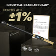 Professional car emergency tool and roadside safety accessory - 1/2" Drive Digital Torque Wrench - 12.5-250.7 Ft.Lb Automotive Tool